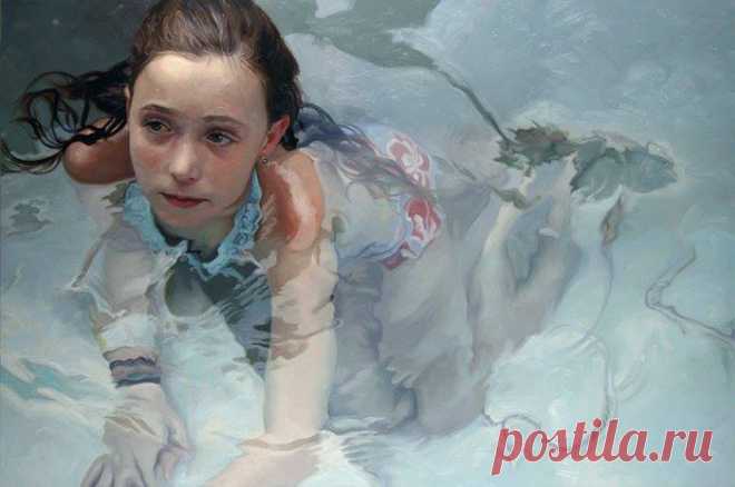 Соблазнительная вода: женские портреты, выглядящие реальнее фотографий