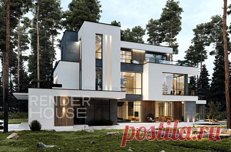 Проект дома Мэдисон парк — строительство под ключ: цены и фото | RNR