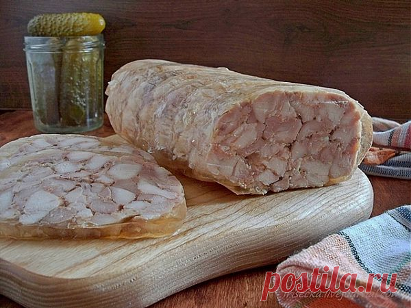 Куриный сальтисон в пакете для запекания.