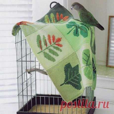 Вяжем накидку «Листья» в технике пэчворк спицами | Paradosik_Handmade Пульс Mail.ru