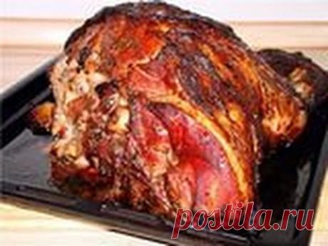 СВИНАЯ РУЛЬКА запеченная в рукаве .Очень вкусно и просто.