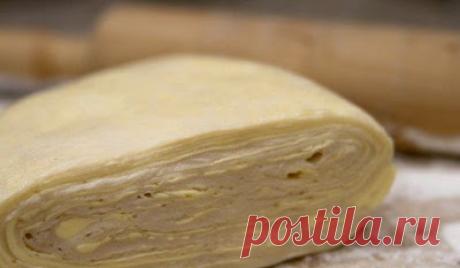 Тесто слоеное быстрого приготовления