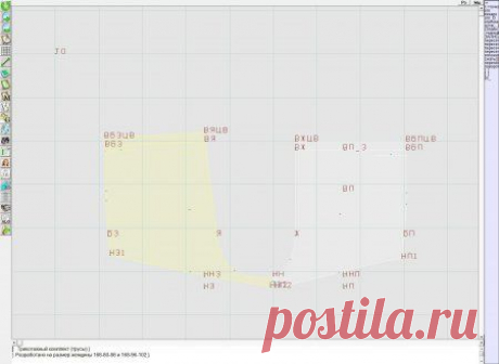 Выкройка - трикотажный комплект (трусы)