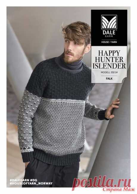 HAPPY HUNTER ISLENDER (свитер) от Dale garn (перевод) - Жаккард - Страна Мам
