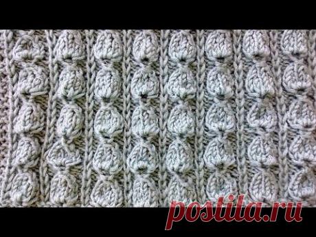 УЗОР "КАПЕЛЬКИ" СПИЦАМИ