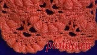 Узор Подушечки - Pattern a Pillows. Уроки вязания на видео