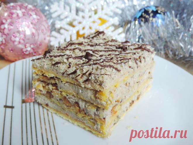 Торт «Лакомка» с кремом из халвы