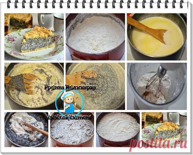маковый творожник