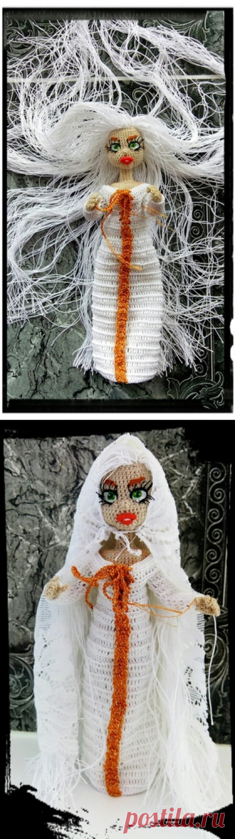 Банши.
Защитница рода. Оберег.
В вашем доме я буду вашим оберегом и беда обойдёт его стороной.
Ищу свой дом.
Каркасная авторская куколка 19 см. Глазки, бровки, ротик вышиты. Голова поворотная. Волосы расчесываются и можно делать причёски. Доставка по России входит в цену.
По поводу приобретения писать в личку. Посредников у меня нет.
Natali Gasnikowa | VK