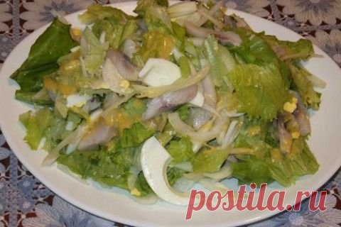 Салат "Отпад" с сельдью | Четыре вкуса