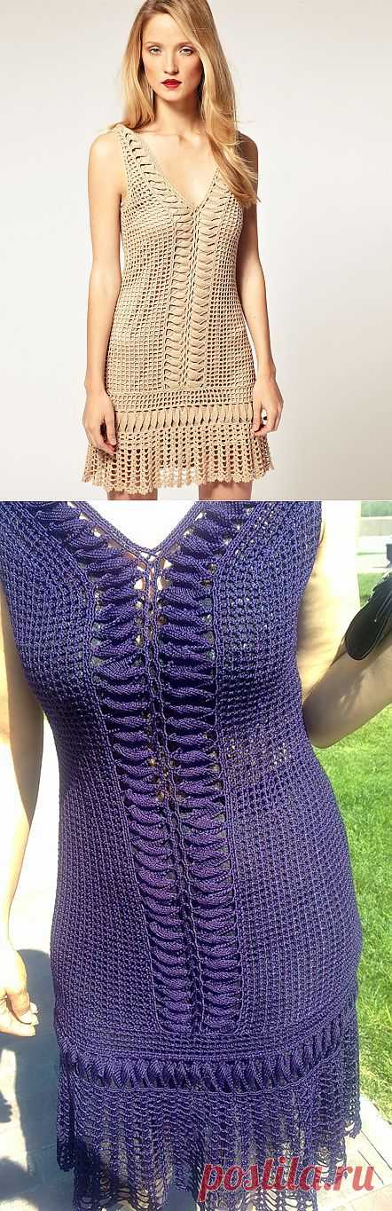 Узоры для гламурного платья от Karen Millen.