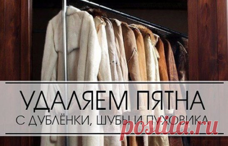 КАК УДАЛИТЬ ПЯТНА С ДУБЛЁНКИ, ШУБЫ И ПУХОВИКА. 
 
К сожалению, никто не застрахован от неприятных случайностей, которые могут привести к появлению на красивой верхней одежде уродливых пятен. Но советы, приведённые ниже, смогут выручить во многих моментах. 
 
1. Сухую грязь с дублёнки несложно счистить при помощи сухой щётки с жёсткой щетиной. Обработанное таким образом место следует потом аккуратно подтереть влажной щёточкой, смоченной в мыльном растворе, чтобы окончательно убрать всю грязь.