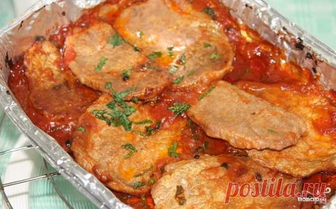 Мясо в томатном соусе - пошаговый рецепт с фото на Повар.ру