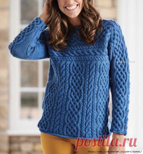 Zopfpullover by Fran Morgan.