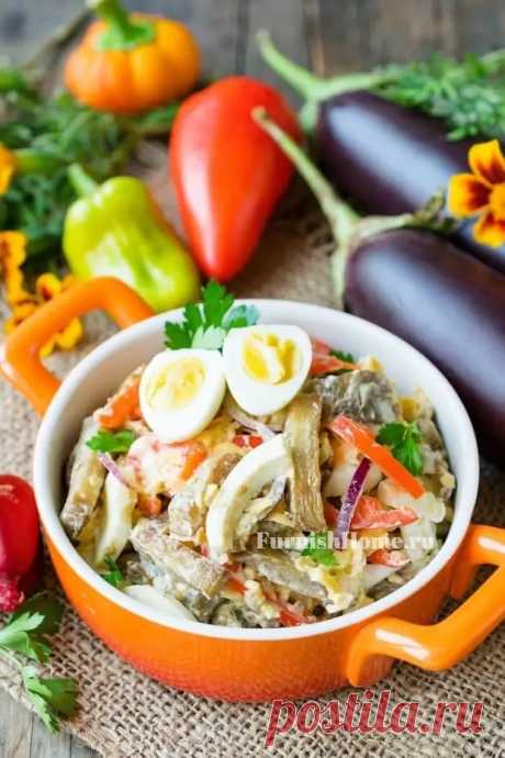 Салат из баклажанов и яиц - Будет вкусно - Медиаплатформа МирТесен