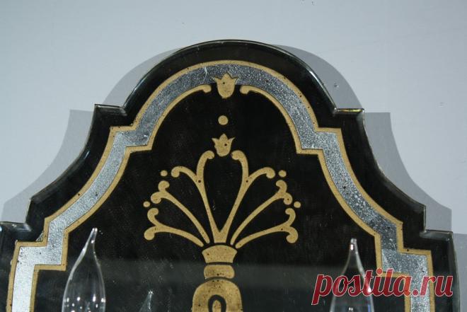 Настенные бра Maison Jansen Eglomise для продажи на 1stdibs