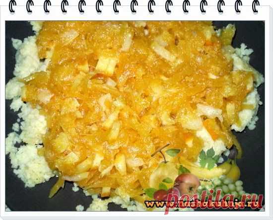Пшенная каша с тыквой и апельсинами