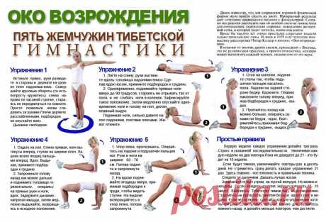 Око возрождения. 5 жемчужин тибетской гимнастики