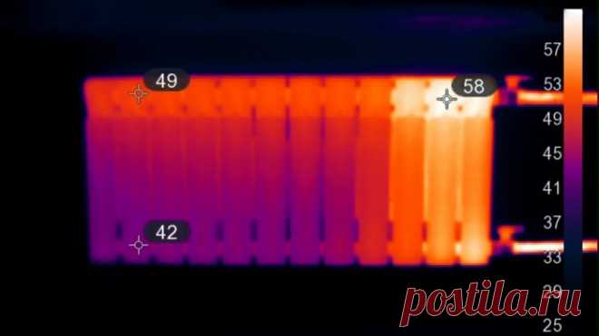 Как при боковом подключении заставить радиатор нагреваться полностью