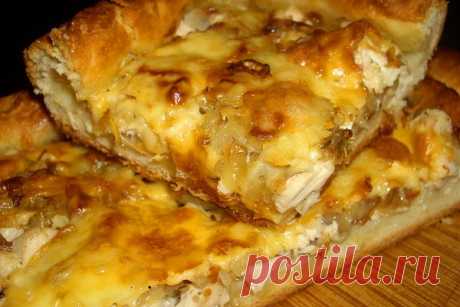 Грибной пирог "Соблазн" | Самые вкусные кулинарные рецепты