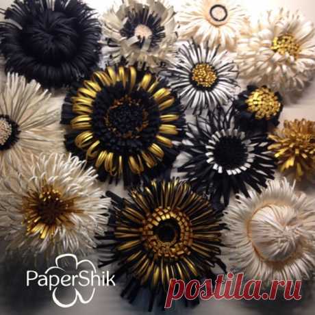Цветы из бумаги от PaperShik