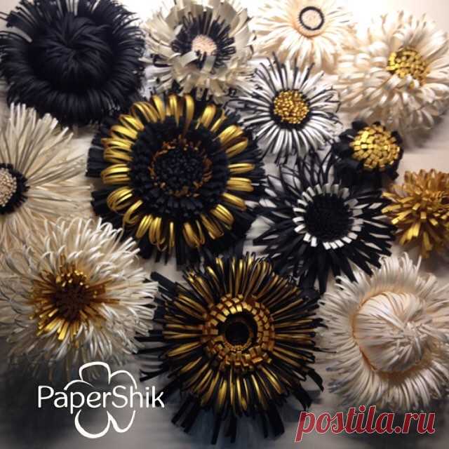 Цветы из бумаги от PaperShik