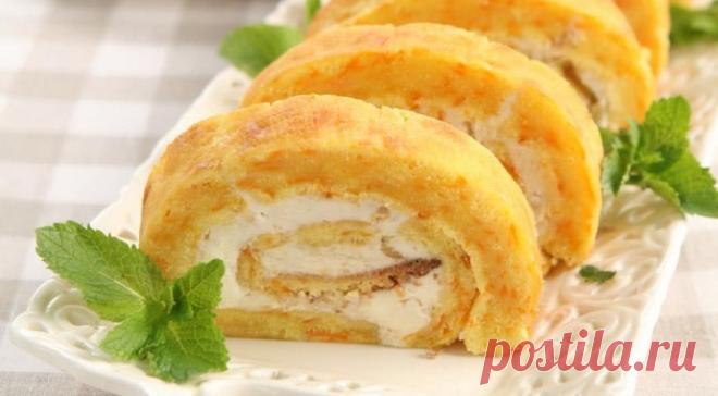 Тыквенный рулет от Аллочки Ковальчук