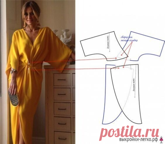 Выкройка платья