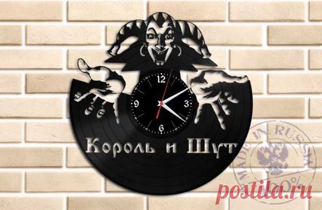 Часы из виниловой пластинки 