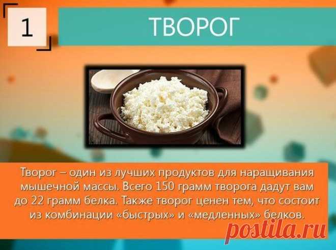 Продукты для наращивания мышц — Делимся советами