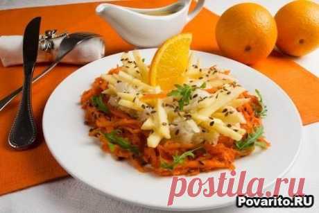 Салат из редьки с апельсиновым соусом » Povarito.Ru - Пошаговые фото-рецепты с описанием этапов приготовления