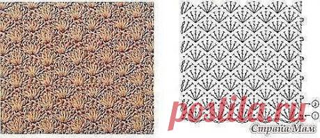Схема узора для вязания крючком