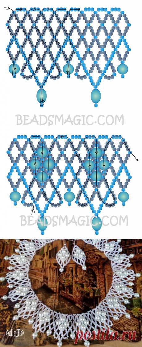 Бесплатный шаблон для ожерелье | Beads Магия