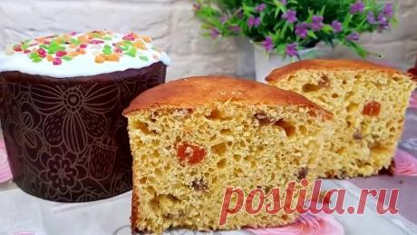 Пасхальный Кулич БЕЗ ЗАМЕСА. Простой и Всегда УДАЧНЫЙ РЕЦЕПТ! 11 907 просмо