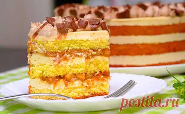 Потрясающе вкусный торт «Ева». По сути яблочный, но фрукты внутри превратятся почти что в крем - Будет вкусно - Медиаплатформа МирТесен