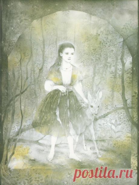 Нежные образы японского художника Junko Kitan (Дзюнко Китано)