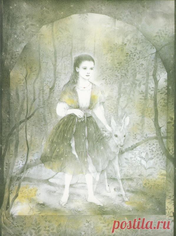 Нежные образы японского художника Junko Kitan (Дзюнко Китано)