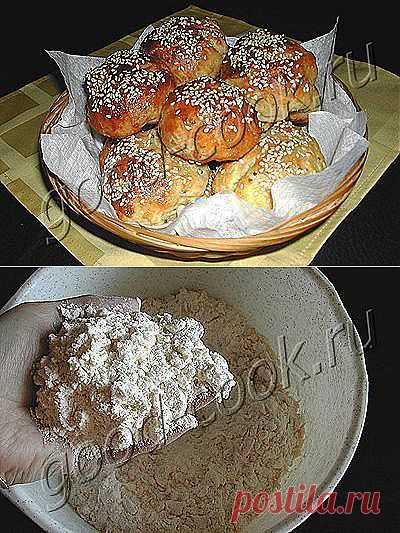 Хорошая кухня - сырные булочки. Кулинарная книга рецептов. Салаты, выпечка.