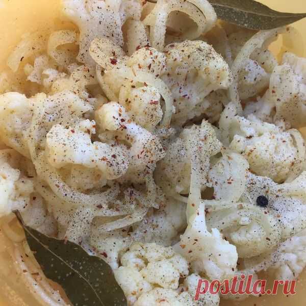 МАРИНОВАННАЯ ЦВЕТНАЯ КАПУСТА. - Быстро и вкусно - Группы Мой Мир