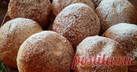 Понички с картофено пюре и квас