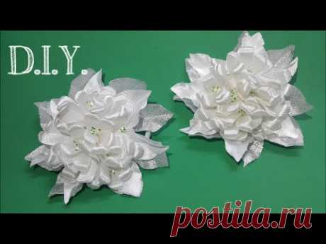 ❀ ♡ ❀ D.I.Y. Satin Jasmine Flower Bunch - Tutorial ❀ ♡ ❀