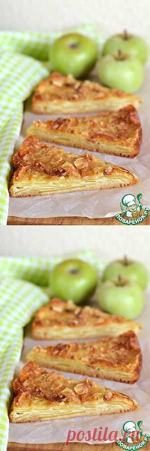 Нежный яблочный пирог с хрустящей корочкой - кулинарный рецепт