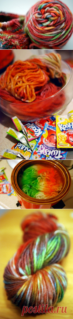 do stuff! &raquo; Tutorial: Crock Pot Yarn Dyeing!
Шикарная окраска пряжи. МК.