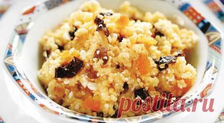 Пшенная каша с изюмом и творогом, пошаговый рецепт с фото