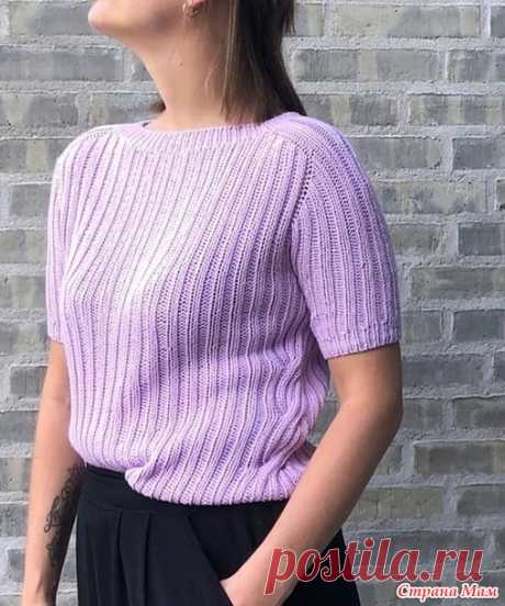 Летний пуловер Soft Summer tee. Спицы. - ВЯЗАНАЯ МОДА+ ДЛЯ НЕМОДЕЛЬНЫХ ДАМ - Страна Мам