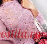 Джемпер-оверсайз ложной косой английской резинкой