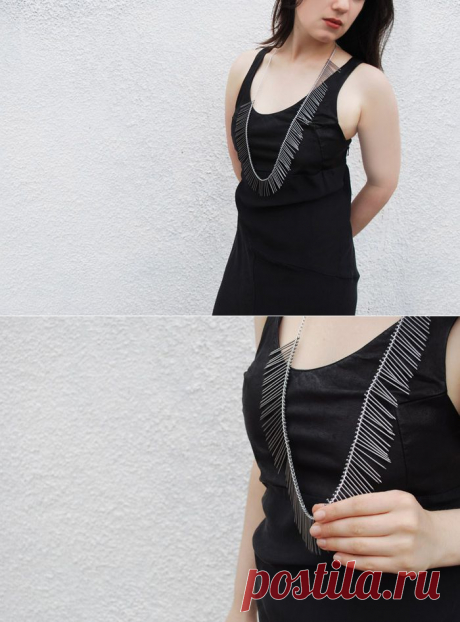 ожерелье из гвоздей / Украшения и бижутерия / Модный сайт о стильной переделке одежды и интерьера