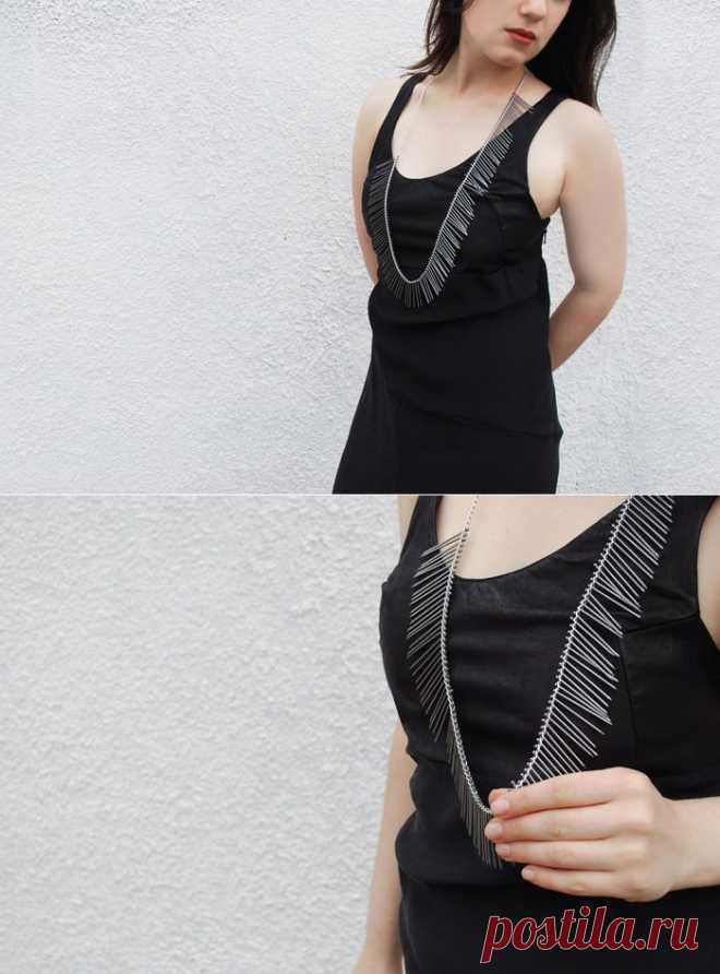 ожерелье из гвоздей / Украшения и бижутерия / Модный сайт о стильной переделке одежды и интерьера