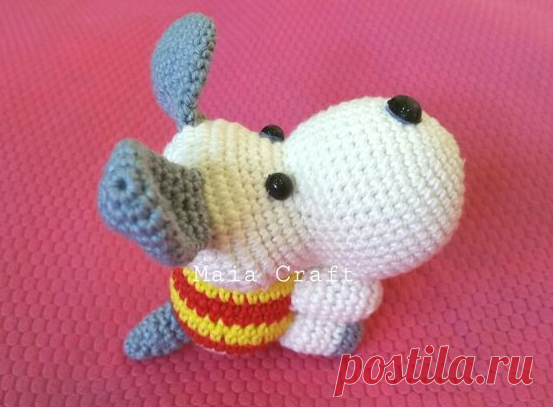 Игрушка Собачка амигуруми крючком. / AmiguRoom