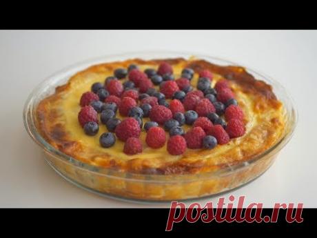 Блинный пирог &quot;Масленичный&quot; с творогом и изюмом + Рецепт эластичных блинчиков на крахмале - YouTube